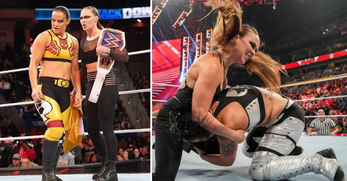 Rousey and Baszler Then vs Now