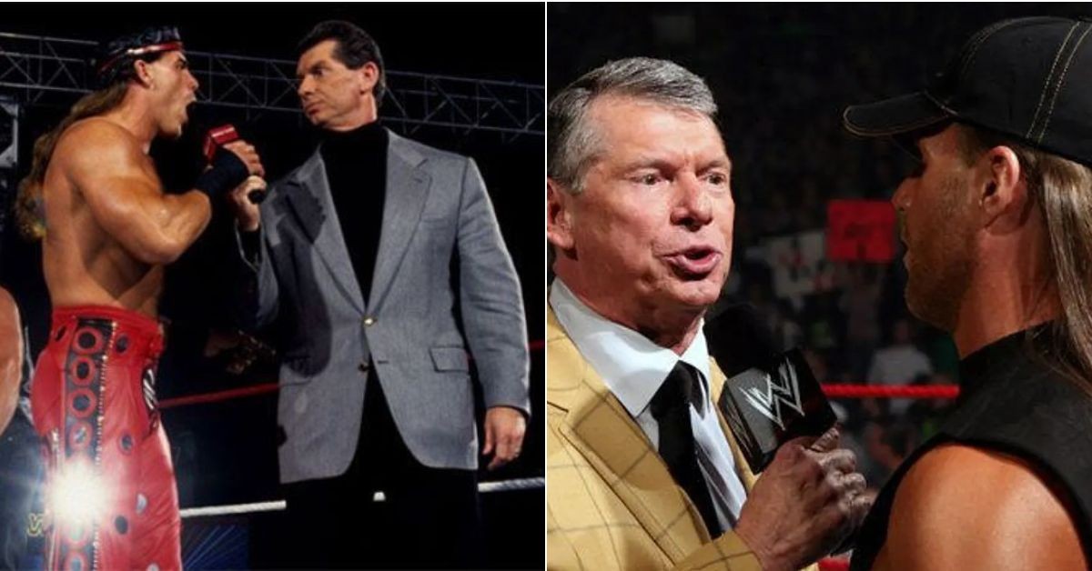 Vince McMahon and Shawn Michaels (Credits WWE and YouTube)