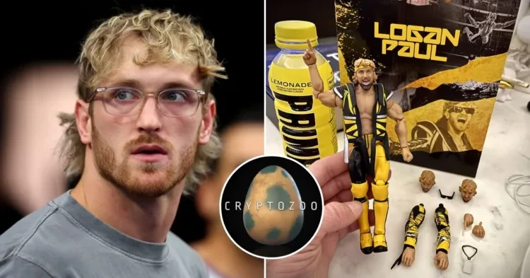 Logan Paul and his action figure (Credits Twitter)