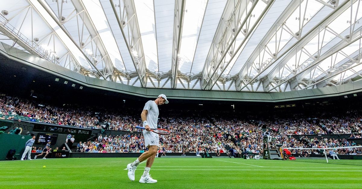 Andy Murray at this year's Wimbledon (credits AELTC David Gray)