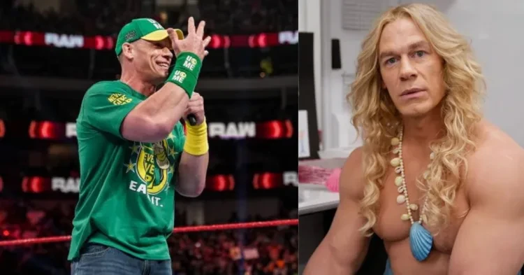 John Cena's look is Barbie movie is out before the public