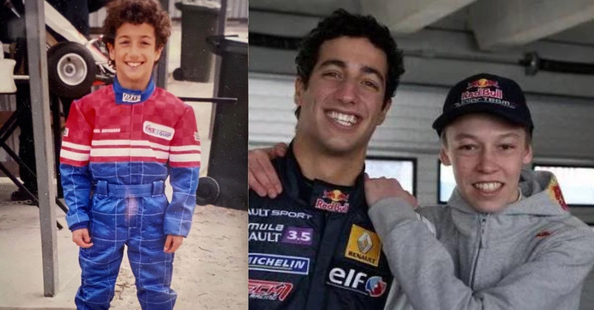 Daniel Ricciardo with Daniil Kvyat (Credits Reddit)