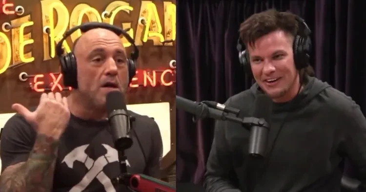 Joe Rogan and Theo Von together in podcast