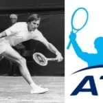 Nikola Pilic playing in the men’s singles at Wimbledon in 1970