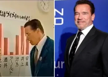 Arnold Schwarzenegger in a Japanese Energy Drink ad