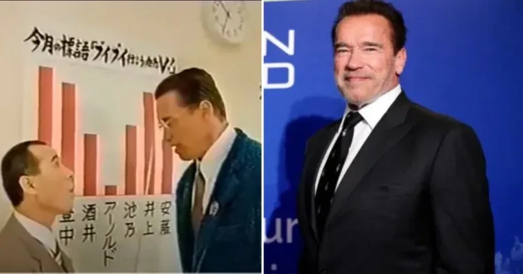 Arnold Schwarzenegger in a Japanese Energy Drink ad