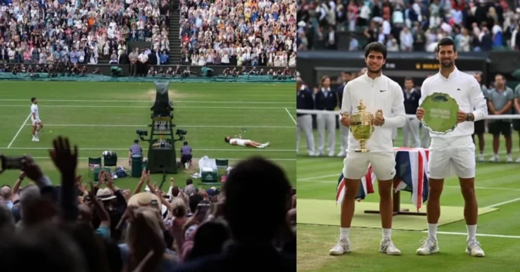Carlos Alcaraz defeats defending champion Novak Djokovic in the Wimbledon 2023 Final