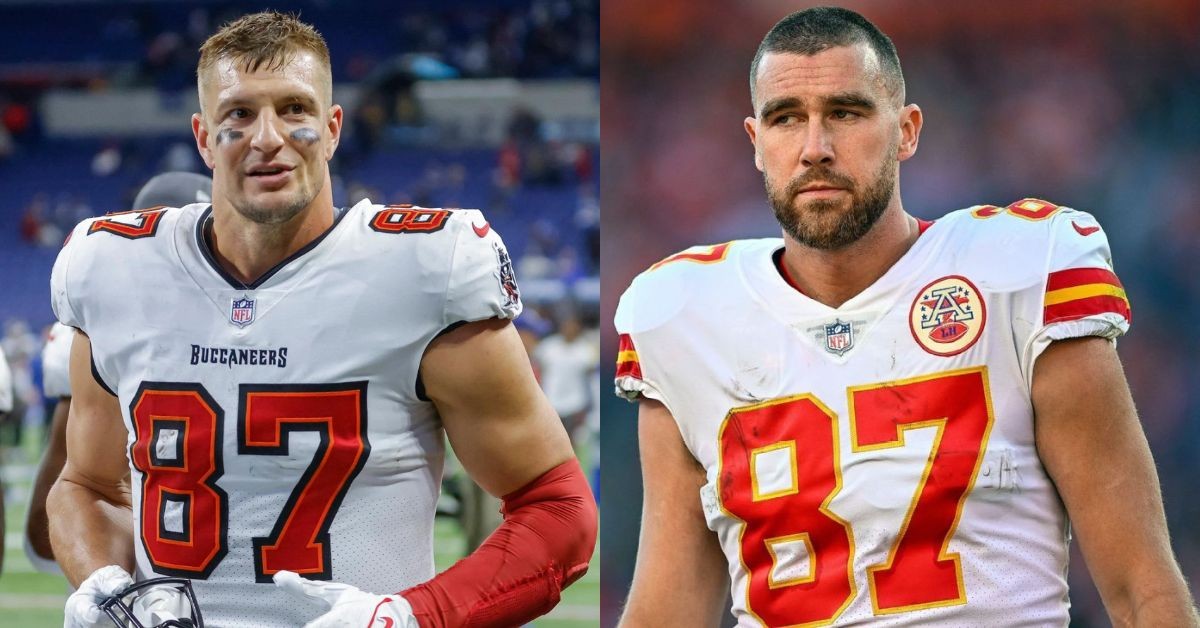 Rob Gronkowski and Travis Kelce (Credit: MARCA)