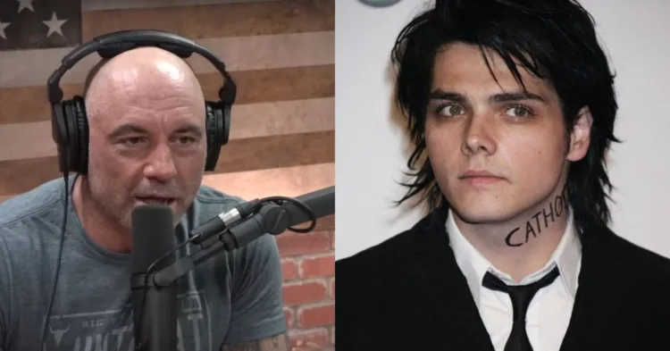 Joe Rogan (left) and Gerard Way (right)