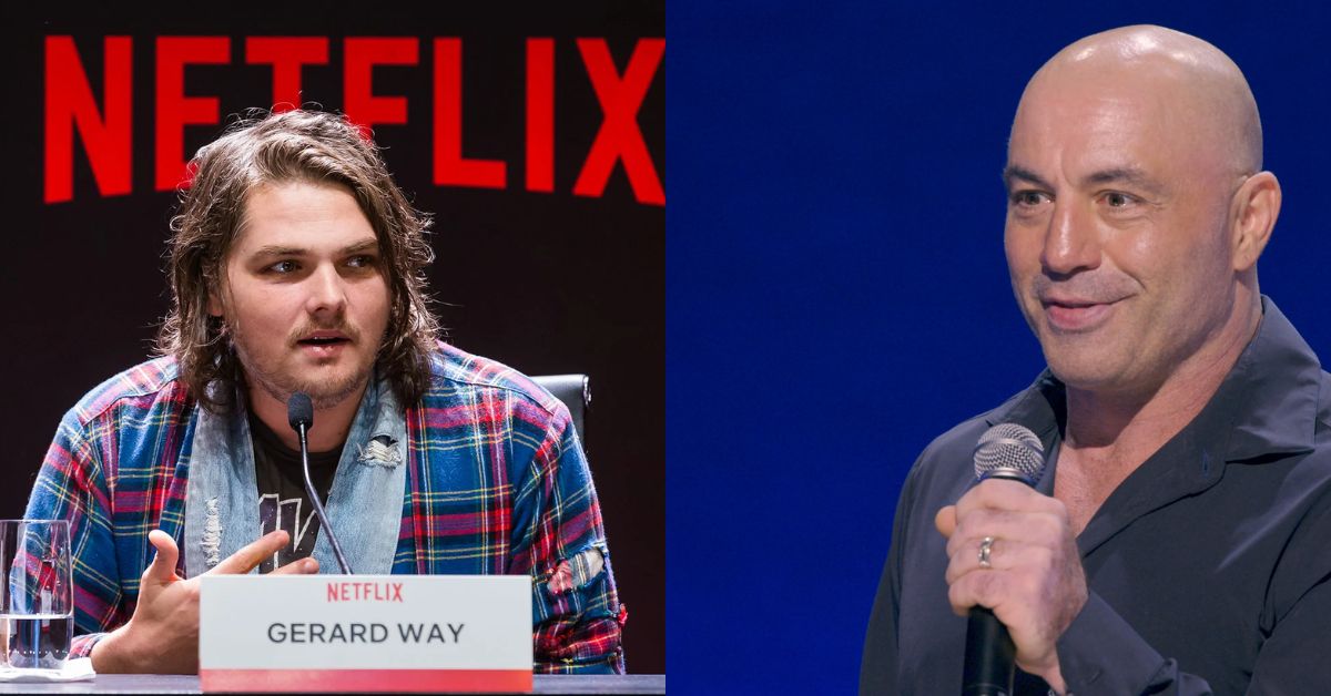 left- Gerard Way, right- Joe Rogan