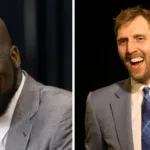 Shaquille O'Neal abd Dirk Nowitzki (Credit- NBAfamily and USA TODAY Sports)