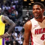 LeBron James (Left) and Udonis Haslem (Right)