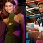 Zendaya and Tom Holland (L), Devin Haney (R). (Credits: People & Bloomberg)