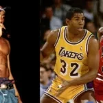 Tupac Shakur and Michael Jordan vs Magic Johnson