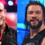 Goldberg (left) Roman Reigns (right)