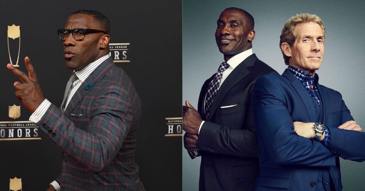 Shannon Sharpe with former co-host Skip Bayless (People)