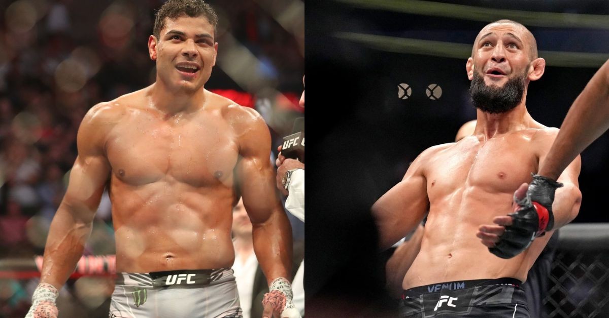 Paulo Costa and Khamzat Chimaev stats and fight record