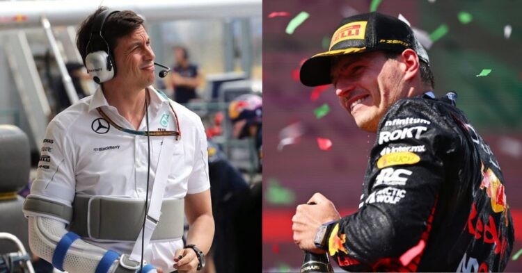 Toto Wolff calls Red Bull to have the only Formula 1 car after Max Verstappen's win(Credits Pinterest and BusinessLIVE)