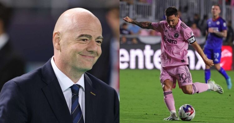 FIFA President Gianni Infantino receives criticism from soccer fans for an innocent comment on Lionel Messi's goal, with accusations of "double standards" surfacing. Find out why his remark sparked backlash among fans.
