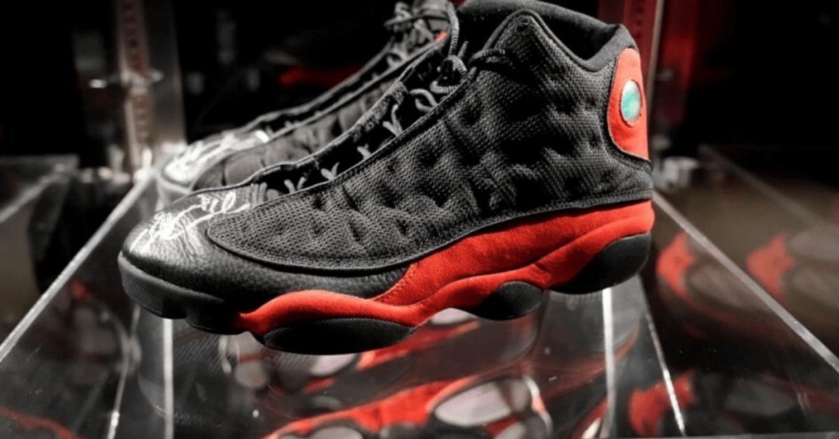 Michael Jordan's Flu game worn shoes 