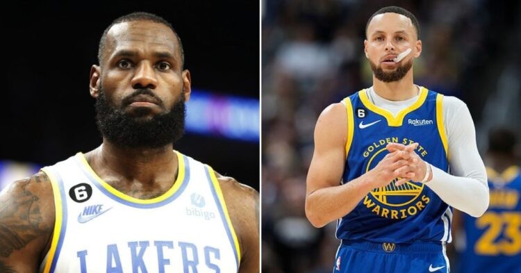 LeBron James and Stephen Curry (Credits - Lakers Daily and MARCA)