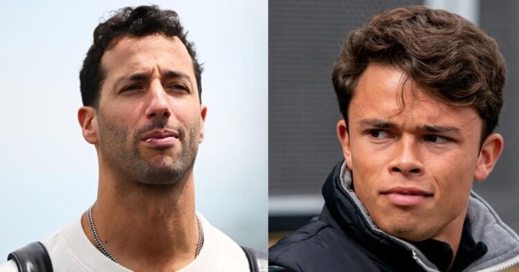 Daniel Ricciardo (left), Nyck de Vries (right) (Credits- metro.co.uk, tellereport.com)