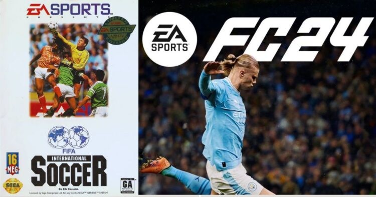 FIFA 94' to EA FC (Credits: EA Games)