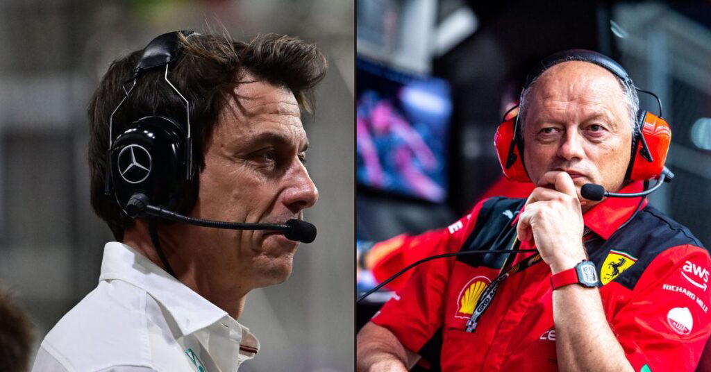 Fred Vasseur Hits Back At Toto Wolffs ‘nonsensical Statement Backs Max Verstappens F1