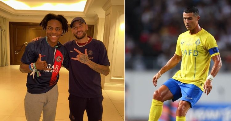 IShowSpeed, Neymar, and Cristiano Ronaldo