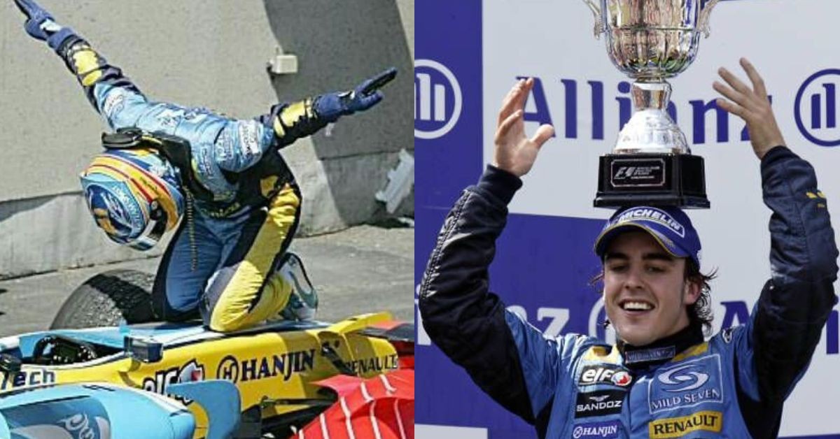 Frenando Alonso wins two World Championships with Renault