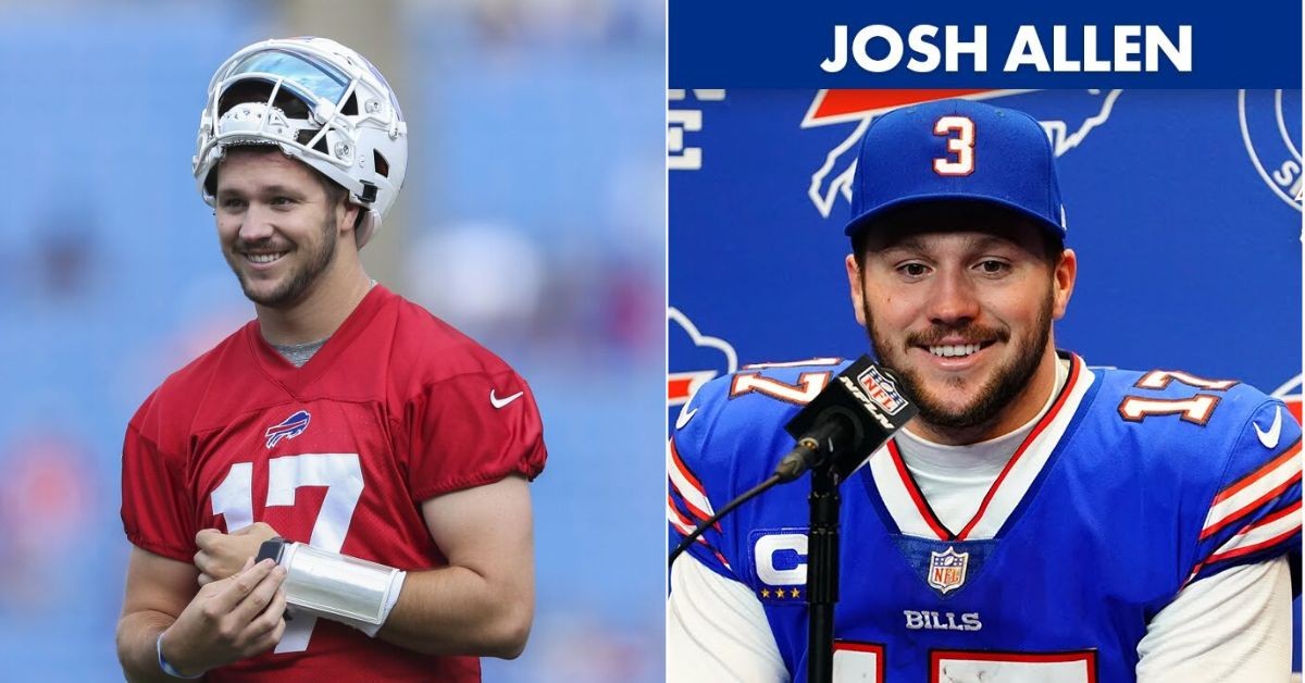 Buffalo Bills' star player Josh Allen (Credit: New York Post)