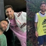 Diego Schwartzman and Lionel Messi