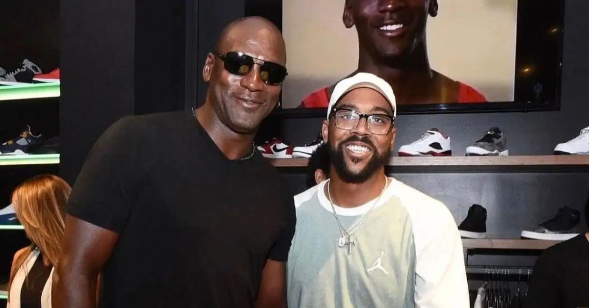 Michael Jordan and Marcus Jordan