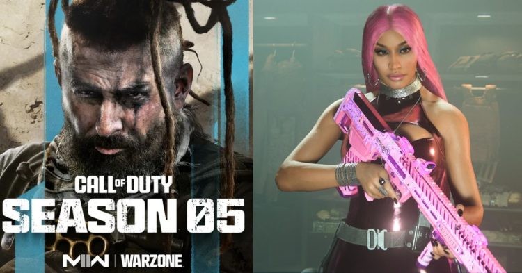 Call of Duty Season 5 Update add Nicki Minaj skin.