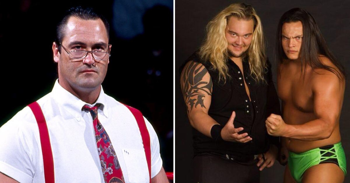 Bray Wyatt and Bo Dallas (right) with their father (left)