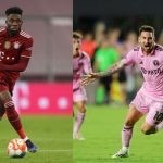 Alphonso Davies reacts to Lionel Messi's Inter Miami debut