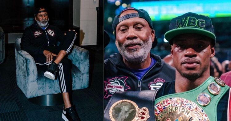 Errol Spence Jr. with his father Erol Spence Sr.