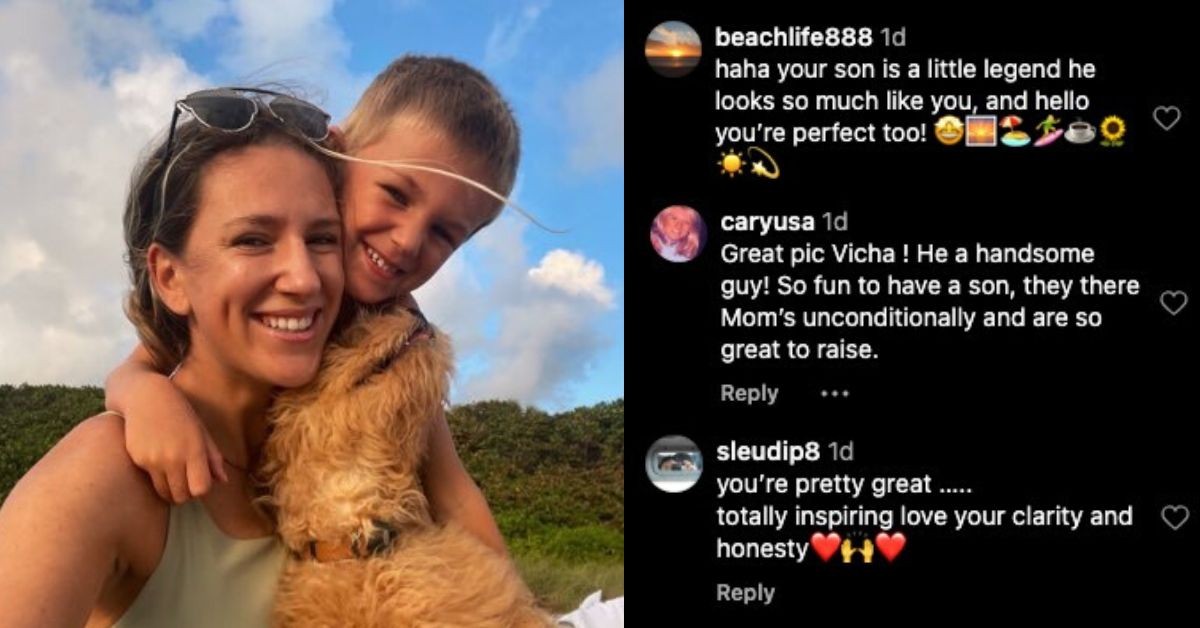 Fans pour love to Victoria Azarenka and her son