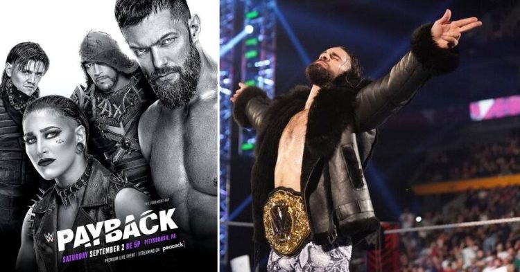 WWE Payback 2023 poster and Seth Rollins