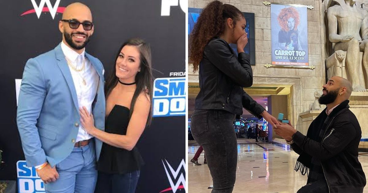 Ricochet with his ex and Ricochet proposing Irvin