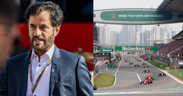 Mohammed Ben Sulayem (left), Shanghai International Circuit, China (right) (Credits- The Times, Reuters)
