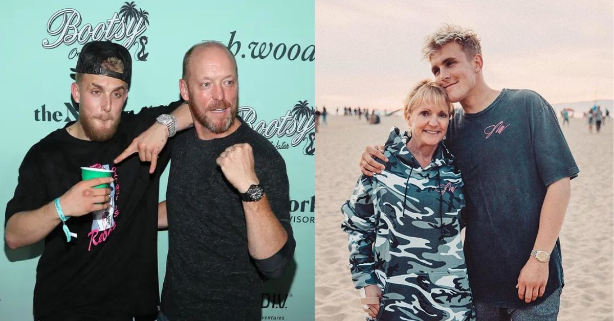 Jake Paul with his parents Greg and Pam