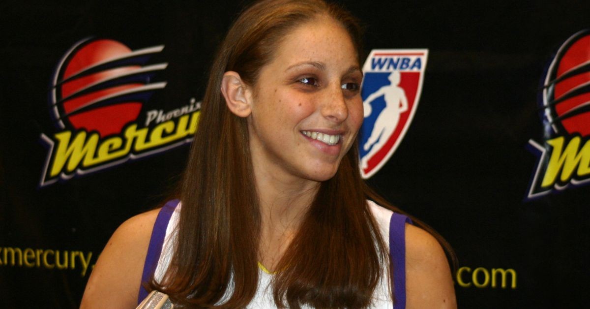 Diana Taurasi after debut game in 2004 (Jonathan Pettingill, WomensSportNet.com)
