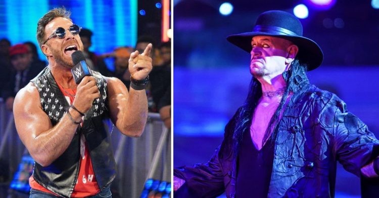 LA Knight (left) The Undertaker (right)