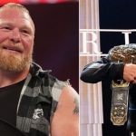 Brock Lesnar (left) and Gunther (right)