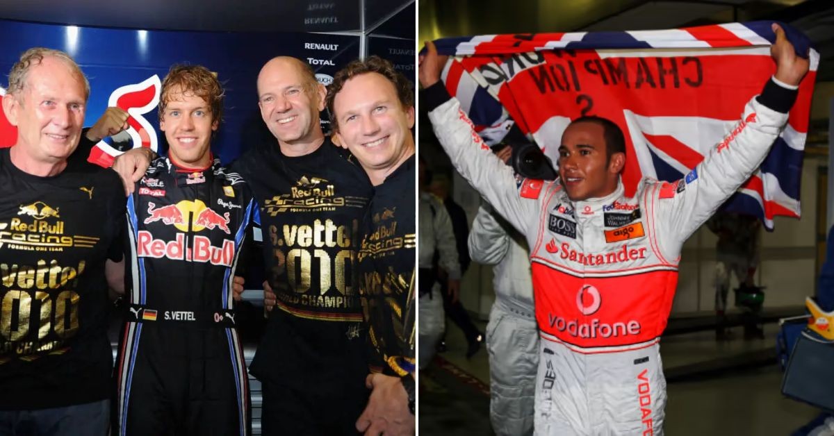Lewis Hamilton and Sebastian Vettel's first Championships in Formula 1 (Credits :Formula 1, F1 Chronicle)