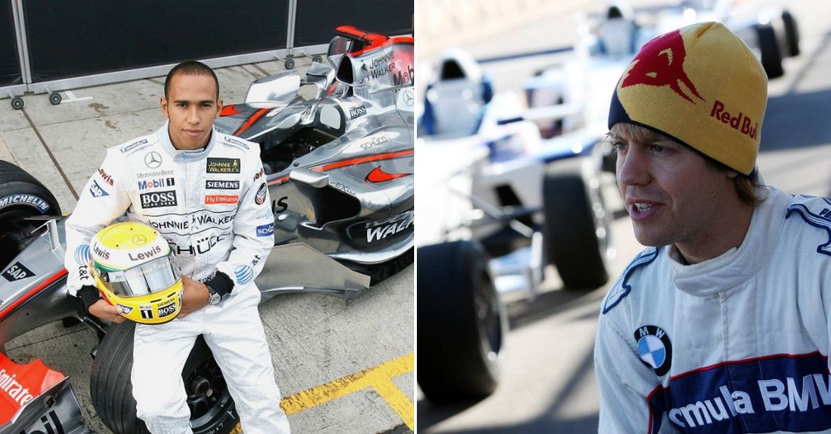 Lewis Hamilton and Sebastian Vettel's first races in Formula 1 (Credits: BMW Blog, Sky Sports)