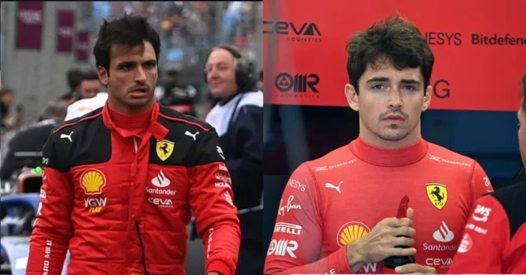 Charles Leclerc and Carlos Sainz's stat comparison based on their performance