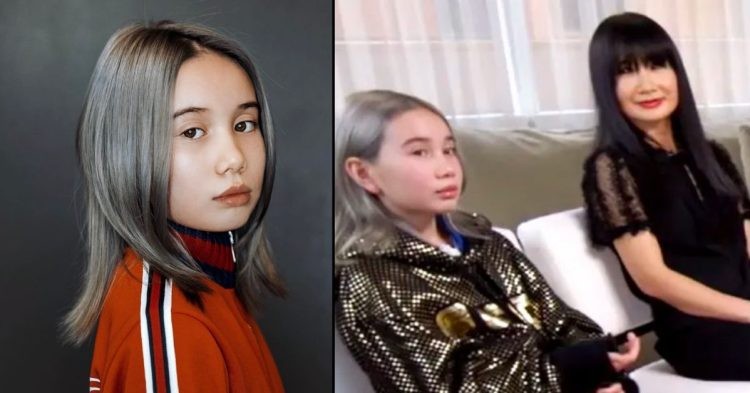 Lil Tay with her mother Angela Tian