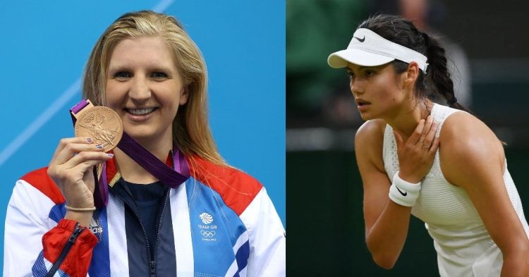 Rebecca Adlington hails Emma Raducanu for opening about her anxiety (Image Credits - Getty and The Mirror)